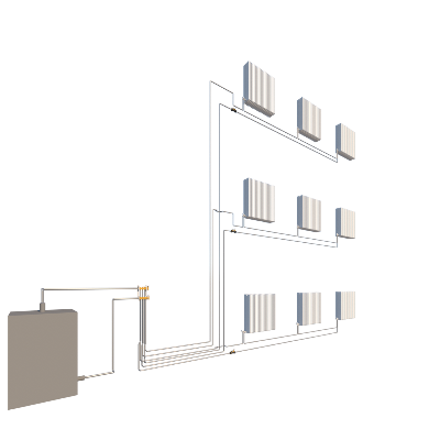 image Bilanciamento impianto a radiatori a zone con valvole monotubo